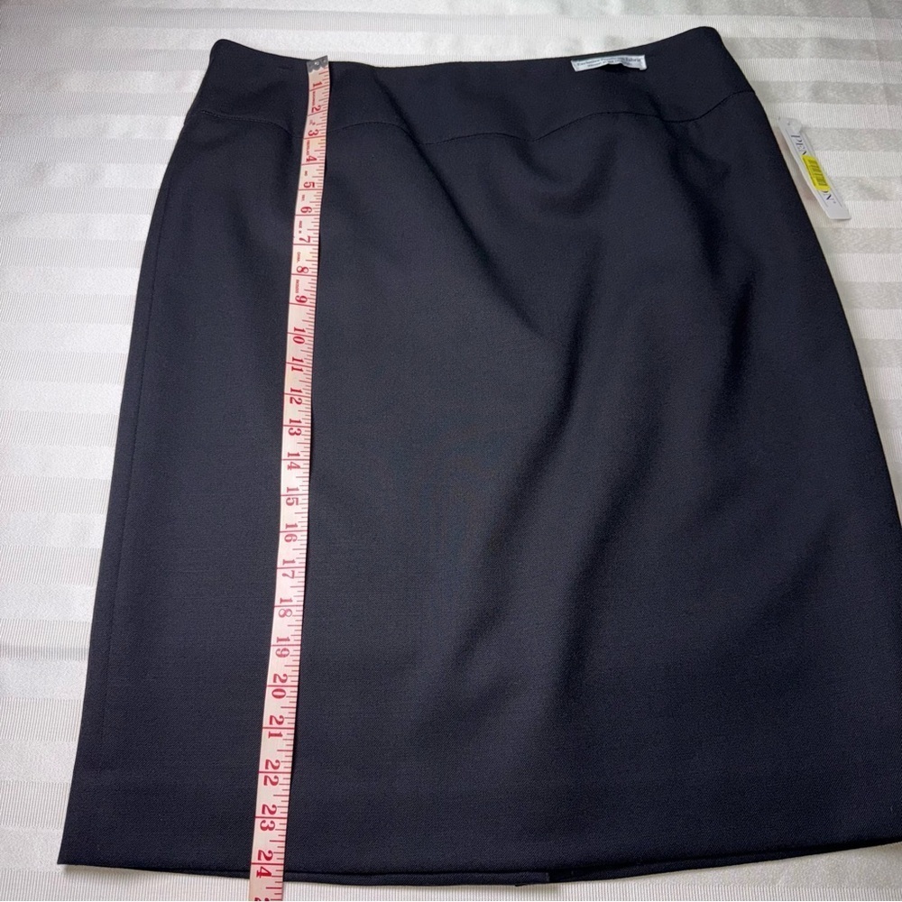 Pendleton Classic Black Pencil Skirt Sz 14 NWT 100% Virgin Wool - Picture 5 of 13